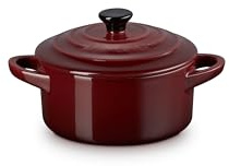 Le Creuset Stoneware Petite Round Casserole, 0.25 L, Garnet, 71901104340100
