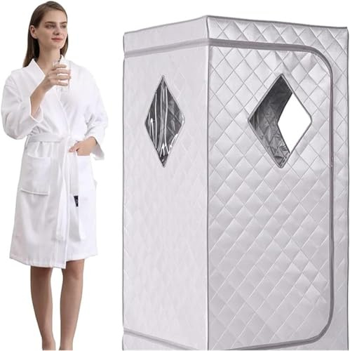 Sauna de calentamiento rápido para el hogar, sauna infrarroja portátil, sauna personal para el hogar con silla portátil, tienda de campaña de spa para terapia de desintoxicación, elimina la fatiga,