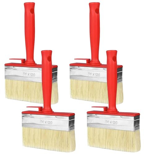 2 Piezas Pincel Grande Para Pintar Paredes 30 X 120mm Pinceles Grandes Superficie Cepillo De Pintura Para Exteriores Pincel De PláStico De Superficie Ancho Paletina Pintura Para Pared, Muebles, Vallas