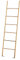 TIENDA EURASIA – Escalera Bambú Decorativa | Color Natural | Madera Bambú | Medidas 45 x 180 cm | Carga Máxima 8 Kg | Toallero Escalera