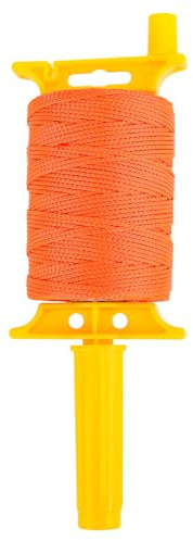 BOXOB Mason Line String, 541 FT #18 Nylon Braided Mason Line with Handle Brick Construction String for Gardening Bricklaying Tool Kite Twine
