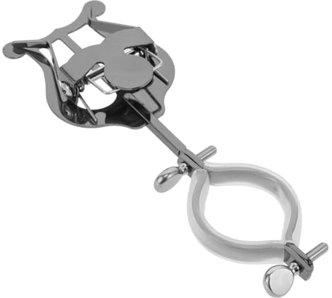Alipis Lyre Noir Compacte Pince et Alliage pour Partitions pour Légère Portable en Clarinette Répétitions et Performances Musicales