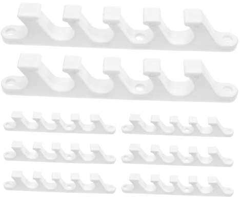 STOBAZA 8pcs Outdoor Patio Furniture Angle Adjustment Brackets Lightweight Plastic Reclining Chair Back Support Replacement Parts for Garden Balcony Camping Loungers