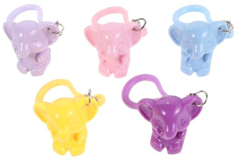 Lurrose 5 st mini silikon läppborste med lock, läppkrämsapplikator | Nyckelringsberlock för resesmink, bärbara borstar, skönhetsverktyg för hudvård, smink, läppstift, glansbalsam, concealer
