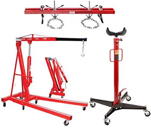 otgerlensker products Getriebeheber 500 KG + Motorbrücke Motorträger + Motorkran 2 to.