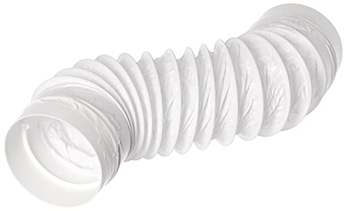 Ø 100mm PVC Flexschlauch mit Verbinder - Flexrohr Abluftschlauch Lüftungsschlauch