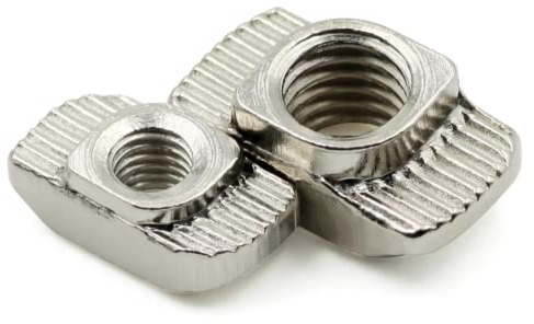 50 Stück Nut 8 Hammermutter, M4 Gewinde 3030 4040 Profil Nutenstein 3D Drucker CNC