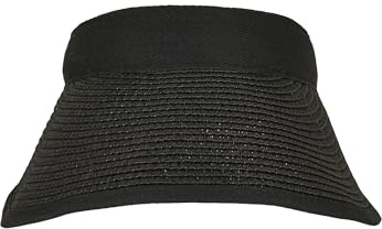 Urban Classics Unisex logo Bast Visor Baseballkeps, svart, en storlek