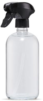 Future Stories Sprühflasche 500 ml aus Glas - für Universal-Reiniger, Textilerfrischer, Haushalt, Pflanzen, tropfsicher