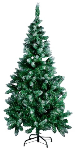 Arti Casa Weihnachtsbaum Künstlich 150 cm – Tannenbaum Künstlich mit Weihnachtsbaumständer - Künstliche Weihnachtsbäume – Weihnachtsdekoration für drinnen – Weihnachtsbaum mit Schnee - Christbaum