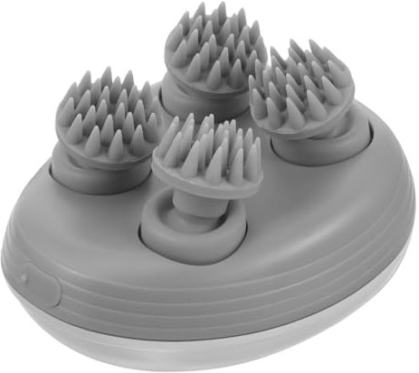 COLLBATH Massaggiatore Elettrico Per Capelli Portatile Design Ergonomico Con Testine Morbide Per Trattamento Sicuro e Impastamento Adatto Casa e Hotel Materiali Biocompatibili Per Stimolazi