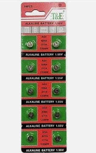 AG4 377 AKA SR626SW, SR626, SR626W, AG4 Button cell batteries by Sale2Save (10pcs)