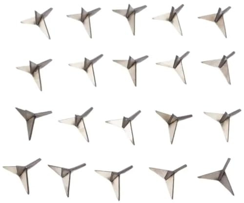 Tsffae 20 Pz Leggero Punte di Puntura di Pneumatici per Autoveicoli Antifurto Triangolo Auto Punte di Puntura di Pneumatici Chiodo di Puntura di Pneumatici per Auto