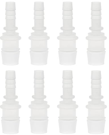 SG Store 8 conectores de manguera rectos de 8 mm a 14 mm, ajuste reductor de plástico para riego de jardín