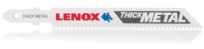 Lenox Tools 1991560 T-Shank Thick Metal Cutting Jig Saw Blade, 3 5/8 x 3/8 14 TPI, 5 Pack