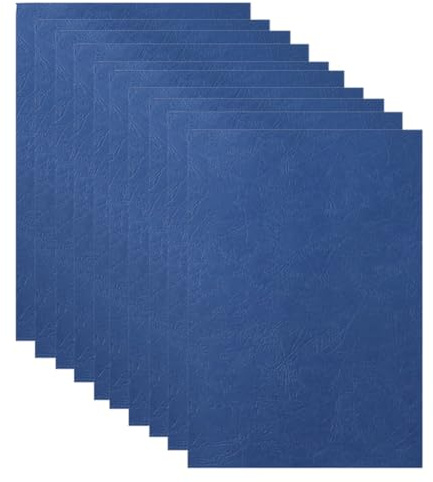 Pyugxab Couverture de reliure en papier A4 - 21 x 29 cm - Bleu marine
