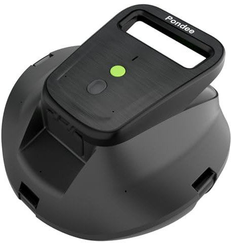 Pondee X1 Robot Piscina Fuori Terra, Aspirapolvere per Piscina Senza Fili, 120 Minuti di Autonomia, Funzione di Auto-Parking, Doppio Motore, Pulizia Facile con Un Solo Click per Piscine Fino a 80㎡