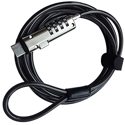 Blmirror Verrou Antivol avec Mot de Passe USB de SéCurité, Utilisé pour la Fonction Antivol sur Ordinateur Portable, Tablette, Projecteur, TéLéViseur