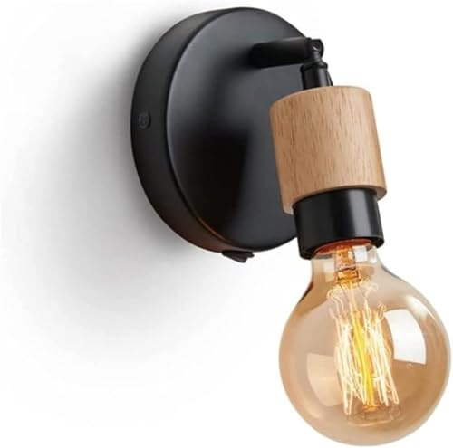 Aplique Industrial Ajustable para Techo, lámpara de Pared, Moderna lámpara de Techo empotrada de Metal para Dormitorio, Sala de Estar, Pasillo, Entrada y Cocina.