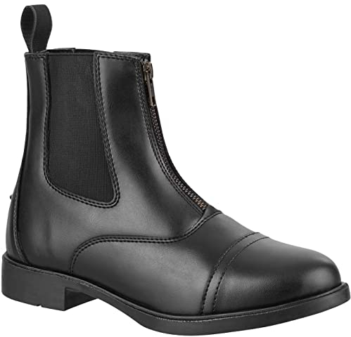RL24 - Jodhpur Reitstiefelette COMPANION FZ Kunstleder schwarz 35