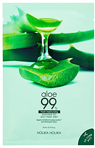 Aloe 99% Soothing Gel Jelly Mask Sheet - New // Mascarilla Calmante Aloe Vera 99%