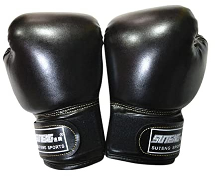 Boxing Gloves for Kids 6oz Children Black Training Sparring Gloves Boys Punching Kids Mittens Gloves Pu Boxing Gloves for Children Beginners