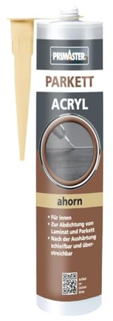Primaster Parkett-Acryl Ahorn 300ml Parkettfugendicht Fugendichtmasse Schleifbar