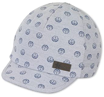 Sterntaler Unisex Kinder Schirmmütze Anker Kindermütze, Lichtgrau, 49 EU