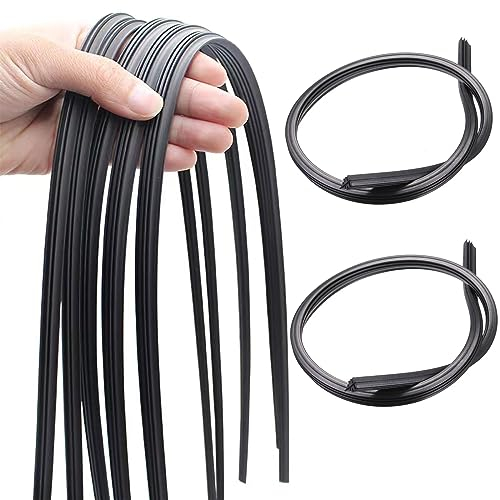 Scheibenwischer Ersatz Gummi,Scheibenwischer Ersatzgummis,2 Stk Scheibenwischer Gummi,Scheibenwischergummi Ersatz,Ersatzgummi Universell Wischergummi Zuschneidbare