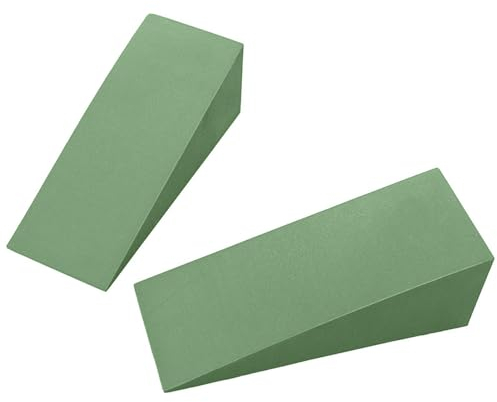 Yoga-Schaumstoffkeil, professionelle Höhe, Schaumstoff-Schrägbrett, Wadendehner, Kniepolster, Fußstütze, Rückenstütze, Schaumstoff-Neigung, schräge Platte für Bein-, Waden-, Knöchel- und Fußdehnung