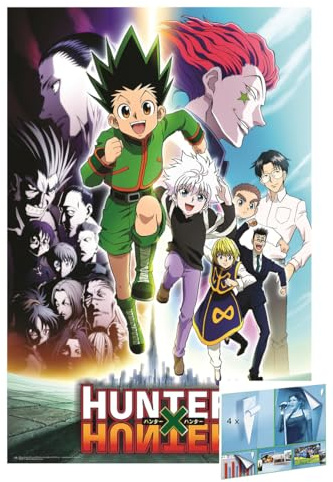 Close Up Hunter X Hunter – affisch (grupp) (storlek: 61 cm x 91,5 cm) (affischer och affischremsor)