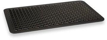 AMT Gastroguss Parrilla abierta GN 1/1, 53 x 32,5 cm, doble cara con patrón de barbacoa y lado liso, aluminio fundido, acabado antiadherente Lotan®, AMZN-15333BBQ-GL-R