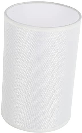 Mikikit Runder Stoff Lampenschirm Für Tischlampe Wandlampe Und Hängelampe Elegante Langlebige Dekoration Für Schlafzimmer Wohnzimmer Und Büro Hochwertiger Strukturierter Lampenschirm