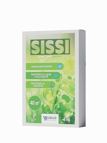 Semi per Prato Universali 1 kg (40 m²) – Prato Fitto e Resistente, Crescita Rapida – Anti Calpestio, Resiste a Caldo e Siccità – Bassa Manutenzione – Semi Sissi