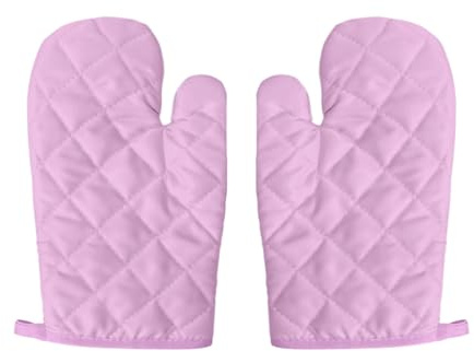 Una coppia Utensili Cucina Guanti da Forno Guanti Barbecue Guanti da Forno Presine Cucina Alta Temperatura en Cotone Lavabile In Lavatrice Presine da Cucina Morbida In Cotone,per Cuocere al Forno BBQ