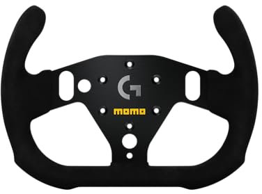 MOMO Steering wheel x Logitech G SIM GT-RACER 290 compatible with Mozzo Logitech G RS Wheel Hub