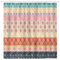 Arquiel Duschvorhang Retro Waschbar 182x182 cm Polyester Badezimmervorhang Dekor für Bad Dusche Badezimmer mit 12 Ösen und Ringen