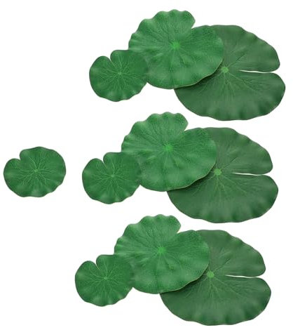 Gatuida 10pièces Flottantes Réalistes Décorations Artificielles pour Étangs Et Aquariums Accessoires De Jardin pour Poissons Koi Variée