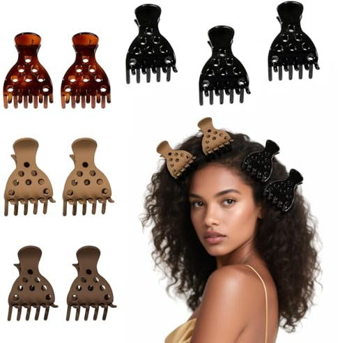 9 Piezas para Cabello Rizado y Volumen, Profesional Clips para Levantar Raíces del Cabello, Pinzas Antideslizantes Mujer, Volumen a la Raíz, Hair Clips Peinar Grueso, Ondulado o Fino, Volumen Pelo