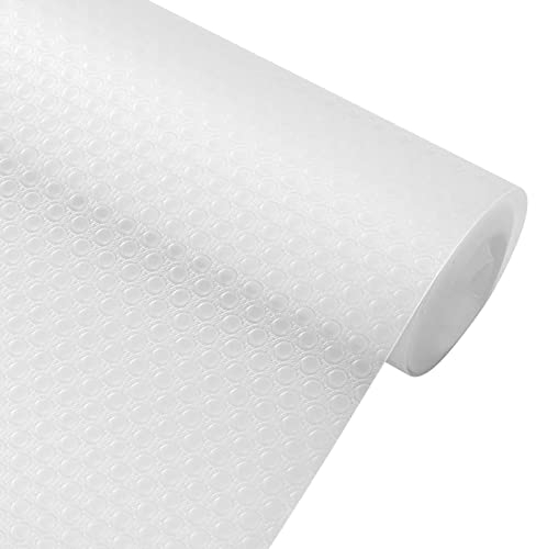 Bäcker & Lecker Schubladenmatte Antirutschmatte Schubladen Matte für Kühlschran Regale, Zuschneidbar, 30 x 300 cm, Transparent (MEHRWEG)