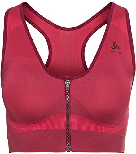 Odlo Damen SEAMLESS HIGH Sport BH, raspberry fudge - paradise pink, L