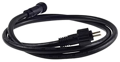Ellumiere 12 Volt Low Voltage Garden Lighting Cable, Plug and Play System (2 metre Cable)