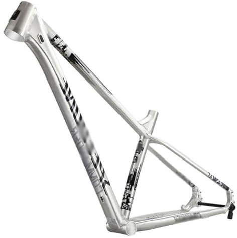 MTB-Rahmen 29er Hardtail Mountainbike-Rahmen Steckachse 12x142mm Scheibenbremsrahmen XC Aluminiumlegierung Rennrahmen S/M/L Interne Führung (Farbe: Weiß, Größe: S/Small)