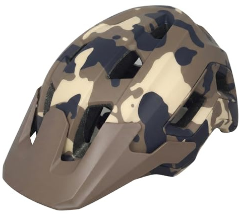Bike Helmet for Adult & Youth, Lightweight MTB Helmet with Adjustable Visor for Mountain/Road Cycling, 2 Sizes for Men Women Boys Girls (Camouflage)