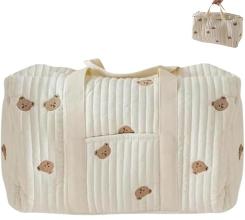 Multipurpose Mamma-väska, mammas födelseväska, nyfödd väska, sjukhusfödelse, barnvagn, resor och blöjbyte, Till, 48 x 24 x 28 cm