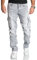 REPUBLIX Herren Cargo Jeans Regular Slim Denim Hose Destroyed R7977 Grau W30/L32