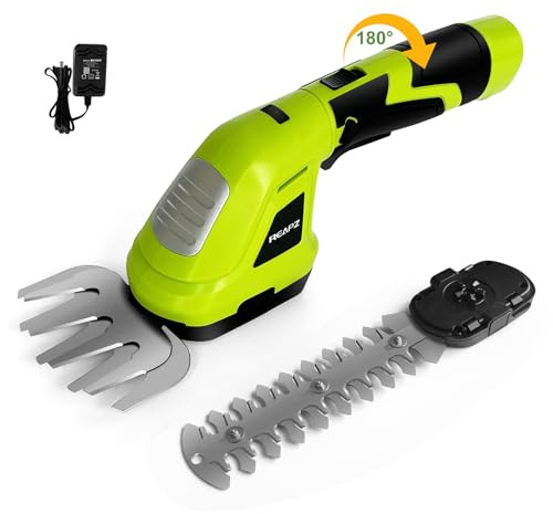 Akku-Grasschere und Strauchschere 7,2 V 2-in-1