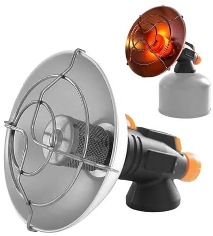 TIEOAXFT Riscaldatori a Gas da Viaggio for Campeggio all'aperto Dispositivo di Riscaldamento Portatile Scaldino da Escursionismo Regolabile Attrezzatura for Il Riscaldamento della Tenda Invernale