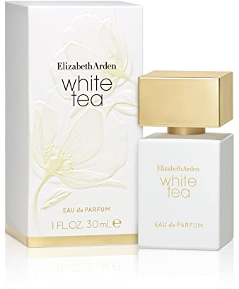 Elizabeth Arden - White Tea, Eau de Parfum, parfym med vit te och en havsbrisnot, blommig doft, fräsch, feminin och söt arom, parfym för kvinnor, 30 ml