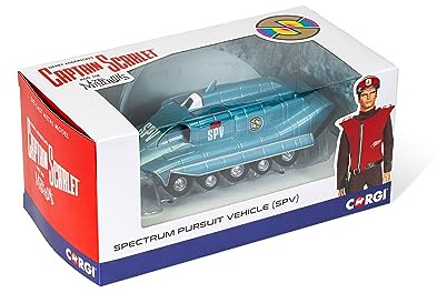 Corgi Diecast Model Vehicles - CC96308 Captain Scarlet Spectrum Pursuit Vehicle (SPV) - Men, Women & Kids Souvenir Gifts from UK - Small Die Cast Toy Model for Boys, Gift for Retro Enthusiasts